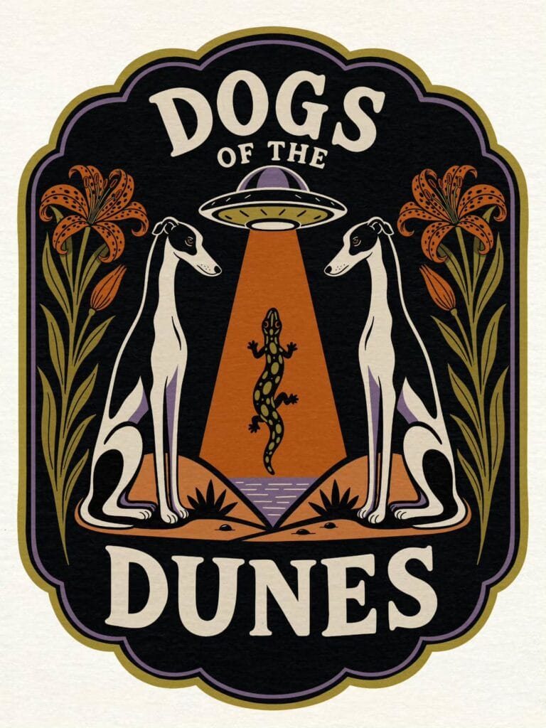 Alien Invasion Dogs of the Dunes T-shirt