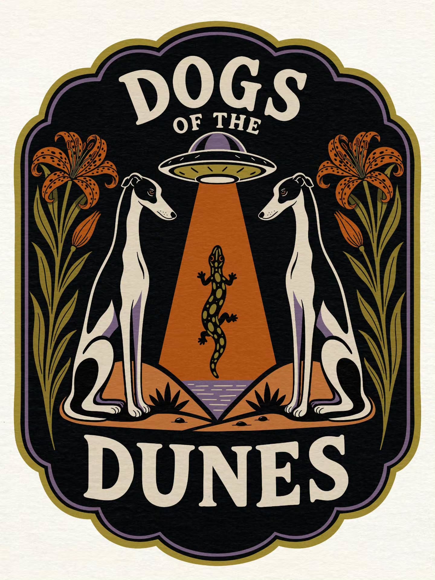 Alien Invasion Dogs of the Dunes T-shirt
