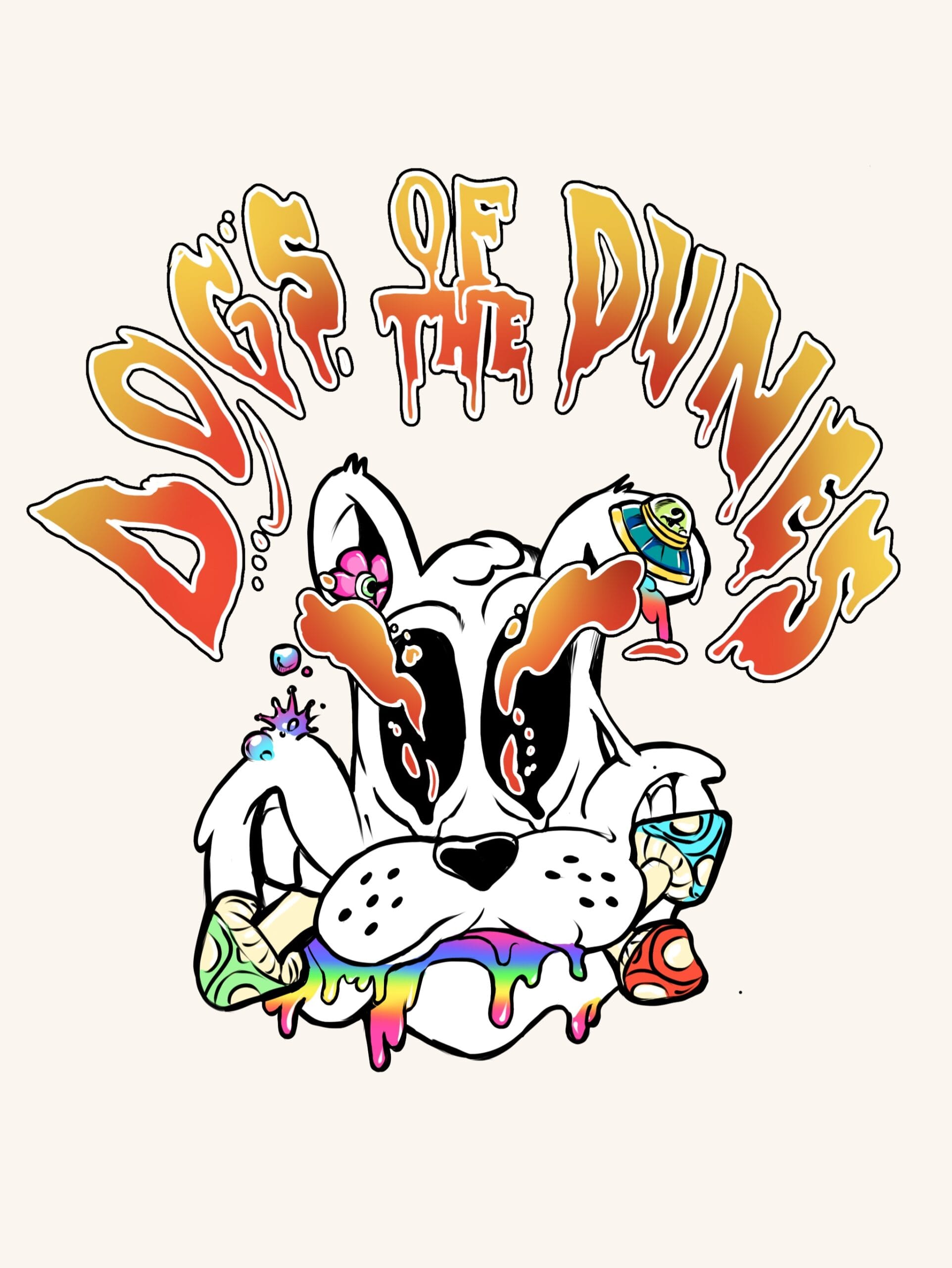 Tripping Balls Dogs of the Dunes T-shirt